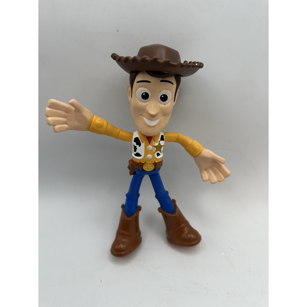 Disney Pixar Toy Story 4 Woody Flextreme Bendable Figure 7.5" Tall Toy Figurine